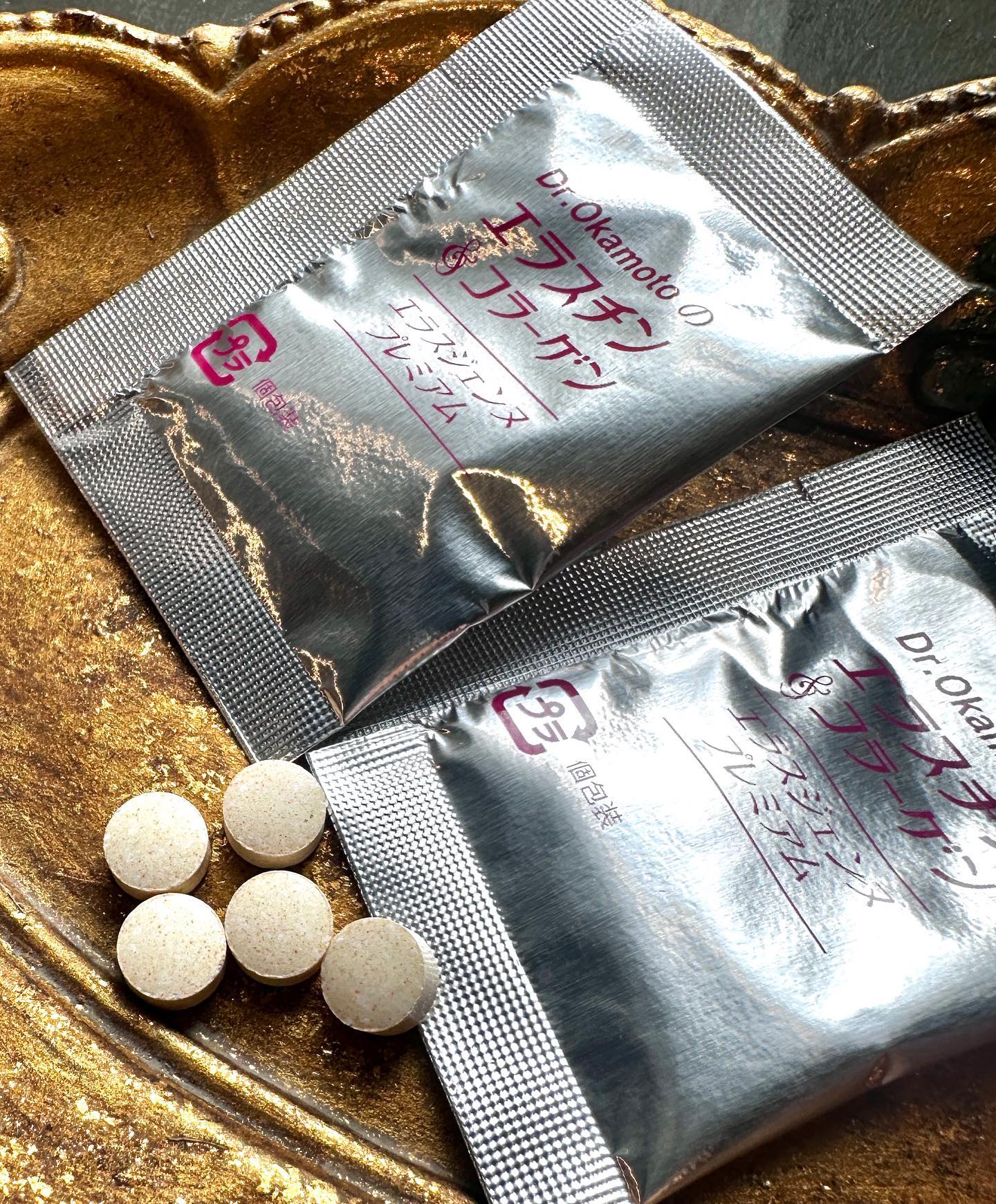 Dr.Okamoto's Collagen & Elastin (30 ซอง x 5 เม็ด/ซอง)