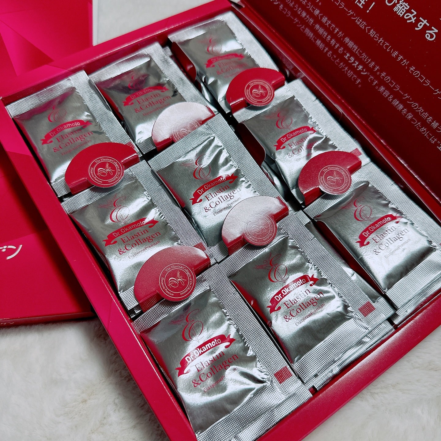 Dr.Okamoto's Collagen & Elastin (30 ซอง x 5 เม็ด/ซอง)