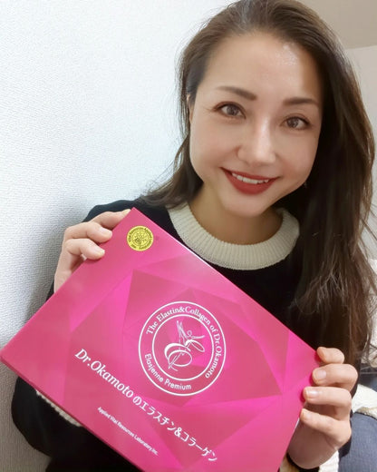 Dr.Okamoto's Collagen & Elastin (30 ซอง x 5 เม็ด/ซอง)