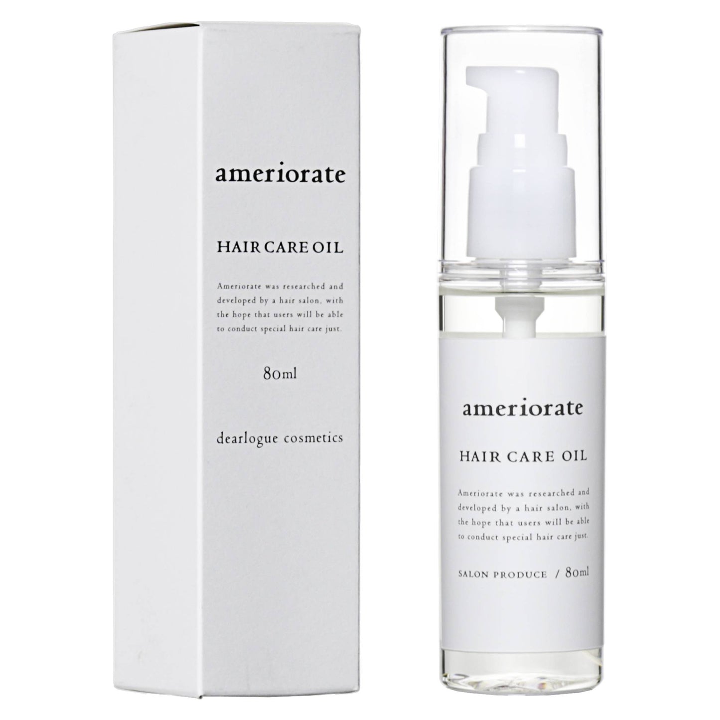 DEAR／LOGUE ameriorate HAIR CARE OIL 80ml.